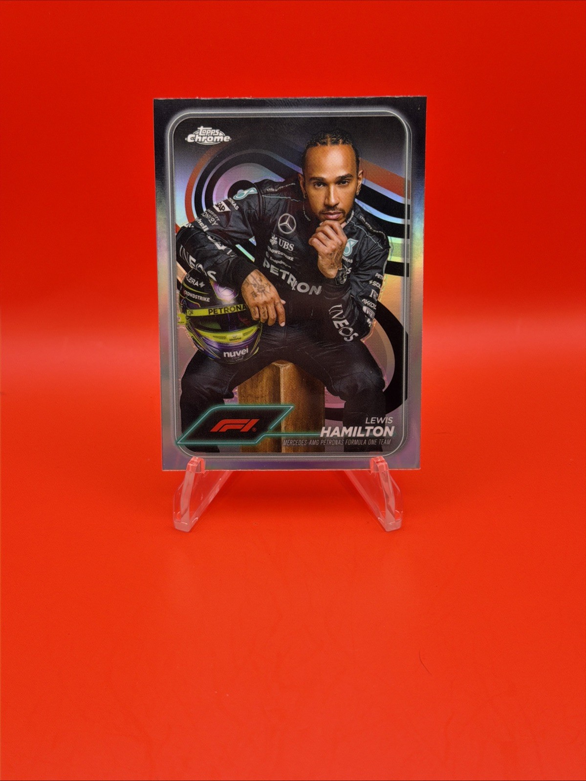 2024 Topps Chrome Formula 1 - F1 Drivers Lewis Hamilton #6 Refractor
