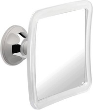 Fogless Shower Mirror for Shaving with Upgraded Suction-Cup, 1X Magnifying, 6...