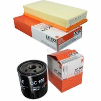 Mahle / Knecht Set Filterpaket Luftfilter LX 572 ÖLfilter OC 100