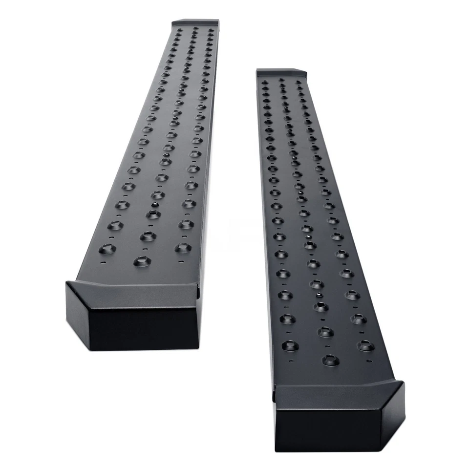 For Ford F-150 15-24 6.5" STX600 Series Cab Length Black Running Boards — 第 2/4 张图片