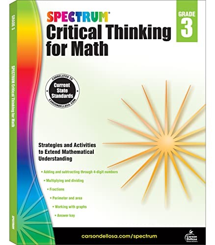 Spectrum Critical Thinking for Math Gr 3 by Spectrum PAPERBACK - Image 8
