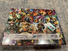 Colorful Dogs Jigsaw Puzzle 500 Piece Sealed