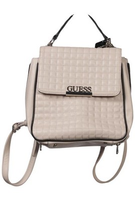 GUESS Rucksack Damen Backpack Tasche Baumwolle Beige #rvc4r8w
