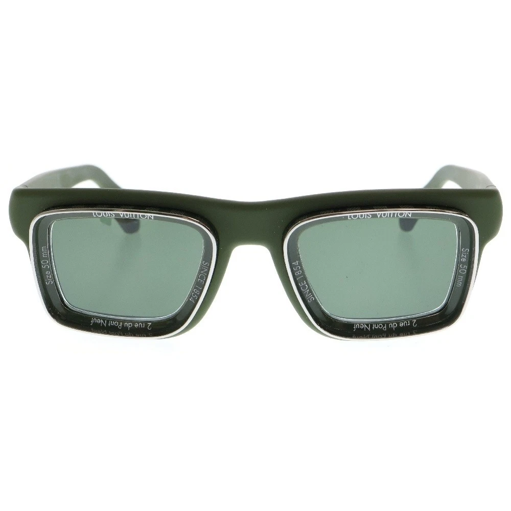 LOUIS VUITTON Z2443U LV Super Vision Square Color Lens Sunglasses Eyewear Glasse