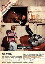 3w22922/ dekorative Reklame aus 1965 &ndash; VOIGTL&Auml;NDER Kameras