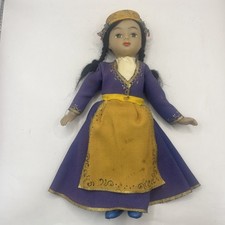 Vintage 1960  s Girl Doll Russia Soviet Moscow Factory Of Arts Toys 10  with Tag