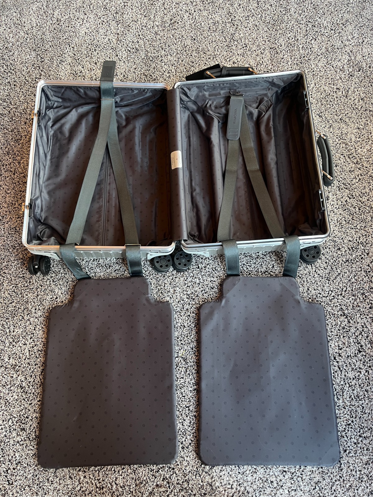 RIMOWA x Air Jordan”, “Aluminum Cabin / Carry-On”, and “Pre-Owned thumbnail 11