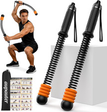 2PCS Adjustable Weighted Ropeless Battle Ropes, Heavy Duty Cordless Battle Rope,