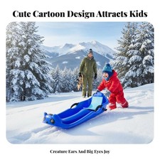 Slittino con Freni Multiuso Slittino in Plastica con Freni Design Diver Tu N Tu