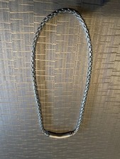 Toll und neu: Collier Edelstahl mit festem Mittelteil unisex 46 cm