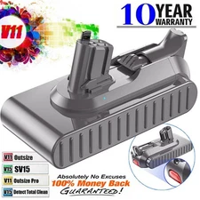 25.2V 6.0Ah V11 For Dyson V11 Replacement Li-ion Battery V15 SV15 Click-in Type