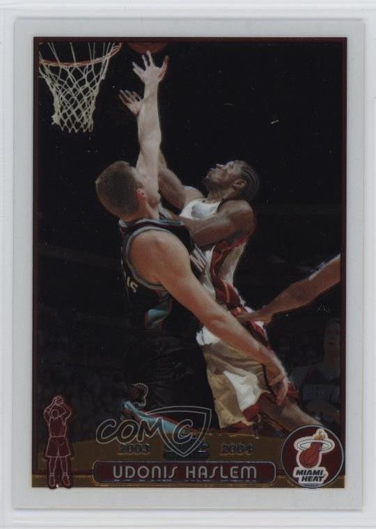 2003-04 Topps Chrome Udonis Haslem #164 0p5y