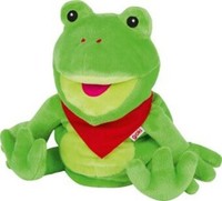 Handpuppe Frosch Frilo