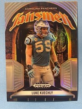 2025 Panini Prizm Black Luke Kuechly #7 Silver Talisman Carolina Panthers SP