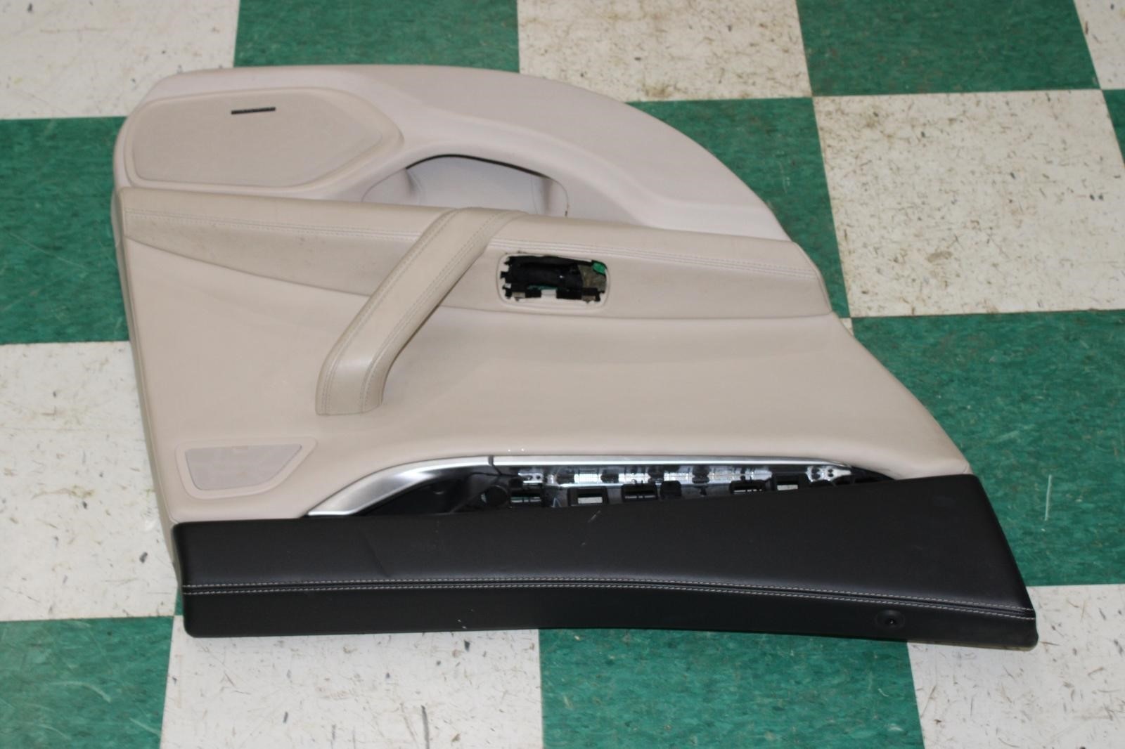 14-17 Ghibli Sabbia Tan Left Driver Rear Interior Door Trim Panel Factory OEM OE