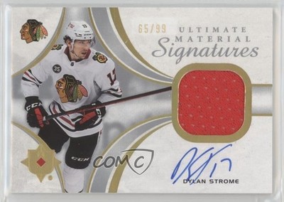 2021 Ultimate Collection Material Signatures 65/99 Dylan Strome #UMS-DS Auto 2d8