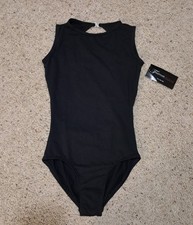 Theatricals Classwear Dance Leotard Size Small Black Style TH5558