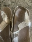 Vionic Brea Gold Metallic leather & elasticized textile T-strap sandals 11 M /43 — photo 4