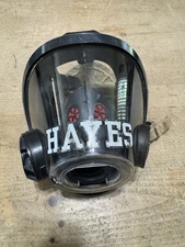 Scott AV-3000 HT Fire Fighter SCBA Mask w/ Amp Bracket SIZE: Medium 5-pt net EJ