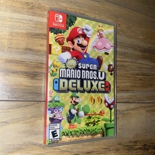 New Super Mario Bros. U Deluxe Nintendo Switch, 2019 Case Only NO GAME