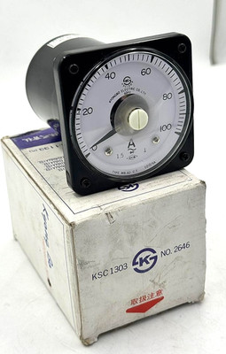 Kyongbo Electric WB-A2 Analog AC Amperemeter Panel Meter - 0-100A