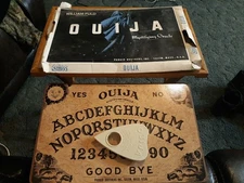 1960's Ouija Board William Fuld by Parker Brothers Complete Board Good Box Isn't