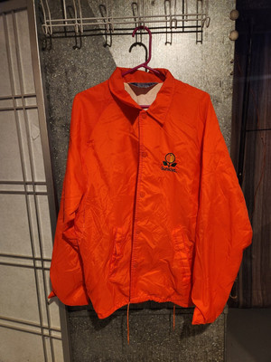 Vintage Sunkist Jacket Rainbow Sportswear Orange Lined Unisex Size Large