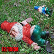 Drunk Dwarf Garden Gnome Decoration Drunken Ornament Home Decor Yard Patio Lawn