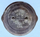 Antique Lodge No 8 Dome Lettered Cast Iron Skillet Lid Unrestored