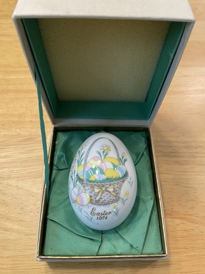 VINTAGE NORITAKE LIMITED 4th EDITION 1974 EGG EASTER BASKET