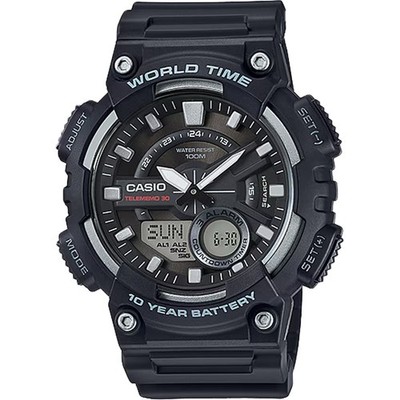 Casio Men s Analog-Digital Sport Watch with Black Dial - AEQ-110W-1AV
