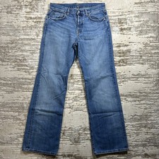 Women  s Light Wash 7 For All Mankind Y2K Bootcut Relaxed Jeans Size 32W.  142