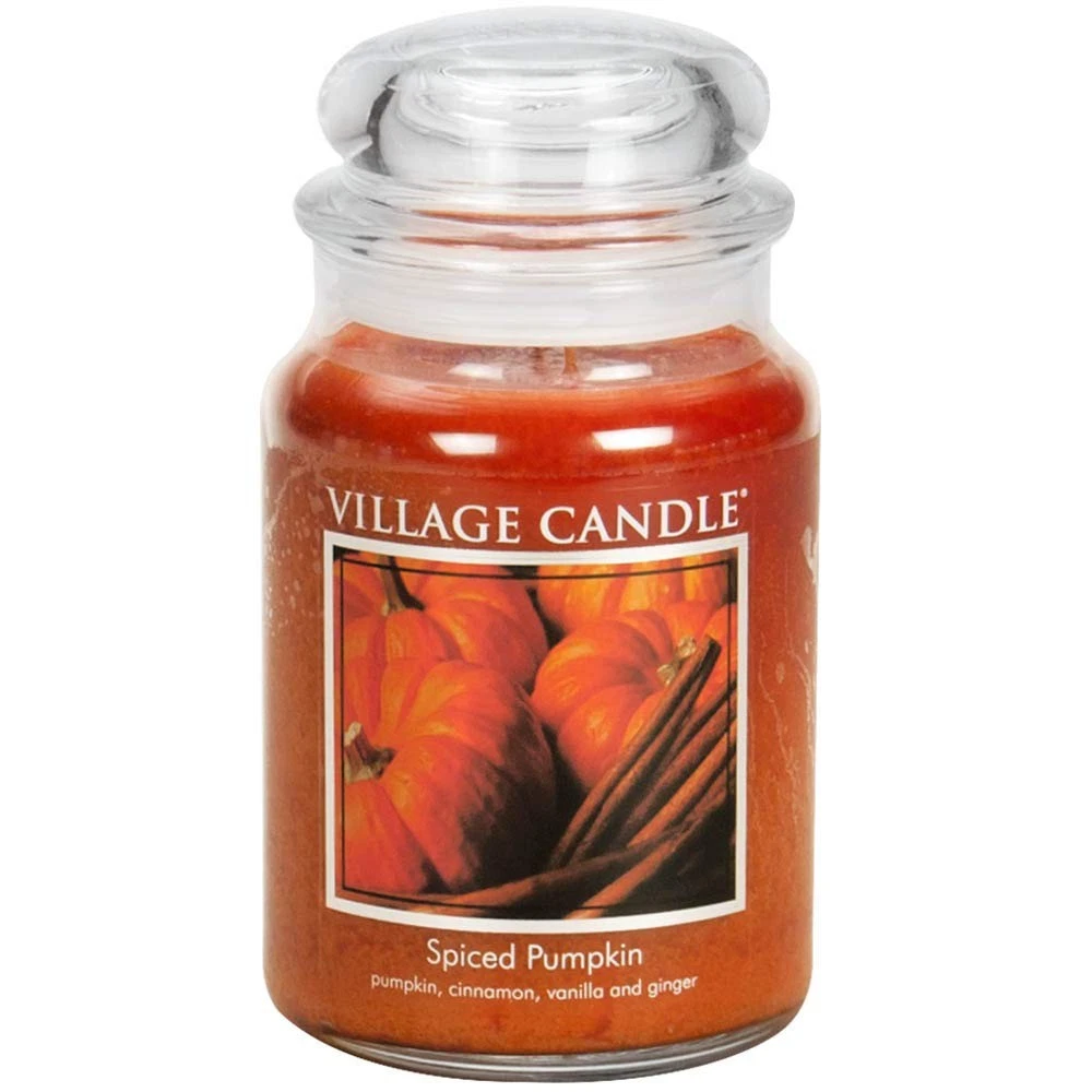 Village Candle Bean Coffee Large Scented Candle in Glass