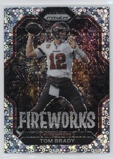 2022 Panini Prizm Fireworks No Huddle Prizm Tom Brady #F-3 1qg0