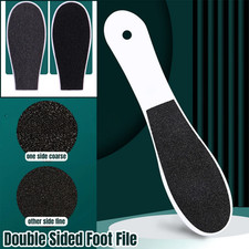 1/10PCS DOUBLE SIDED FOOT FILE RASP HARD DEAD SKIN REMOVER PEDICURE WHITE