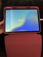 Apple iPad Tablet Pink Bundle w/ Apple Pencil, Box Charging Cable