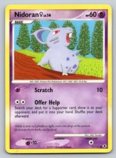 Nidoran F 71/111 Rising Rivals Pokemon Card - NM