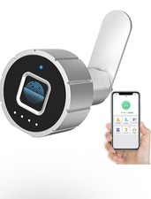 Smart Cabinet Lock, 30mm Long Cabinet Cam Lock with Fingerprint Bluetooth APP