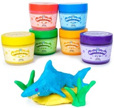   Bath Dough  Moldable Kids Soap Bath Toy, Variety 6 Pack  Shape, Mold  Cre...