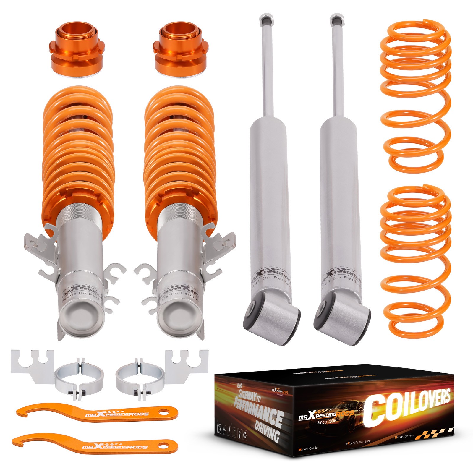 Coilovers for Seat Ibiza Mk4 6J TSi TDi Cupra 2008-2017 2010 2011 - Image 2