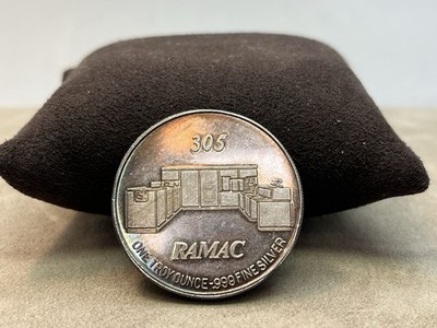 Rare Vintage IBM International Business Machines Corp 1oz 999 Fine Silver Round