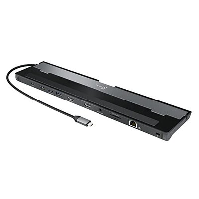 J5Create JCD542 USB C Dual HDMI Docking Station 10 In 1