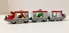 Brio Metro Passenger Train Shuttle 4 Figures, 2 Engine trains, 1 Passenger Car