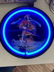 Vintage Captain Morgan Neon Clock Bar Sign Mancave Decor RARE Collectible WORKS
