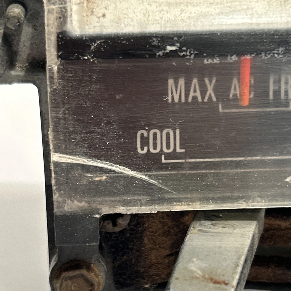 Ford Thunderbird 1968 68 tablero conjunto de control de aire acondicionado térmico OEM Foto 2 de 4