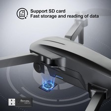 4K Camera Drone Foldable GPS WiFi Brushless Motor 2×25 Mins Beginner Quadcopter 9