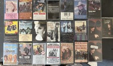Lot Of 22 Country Cassettes Tapes Willie Merle Dolly Earle Hank All Tested