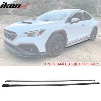 #ad Fits 22 25 Subaru WRX 5th VB STI Style Side Skirts Extension Rocker Panel Lip PP $89.99