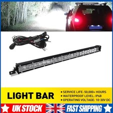 20" LED Work Light Bar Flood Spot Lights Driving Offroad Car With Wiring Harness