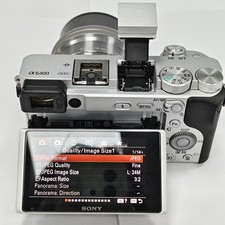Sony Alpha a6400 Mirrorless 24.2MP 4K Digital Camera w/16-50mm Lens Silver